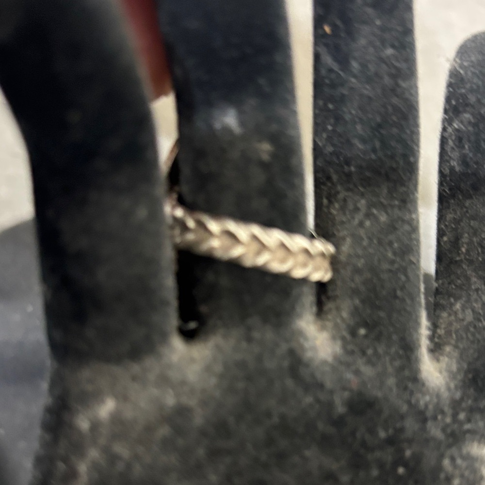 Turquoise Signed Native American Ring - image 4